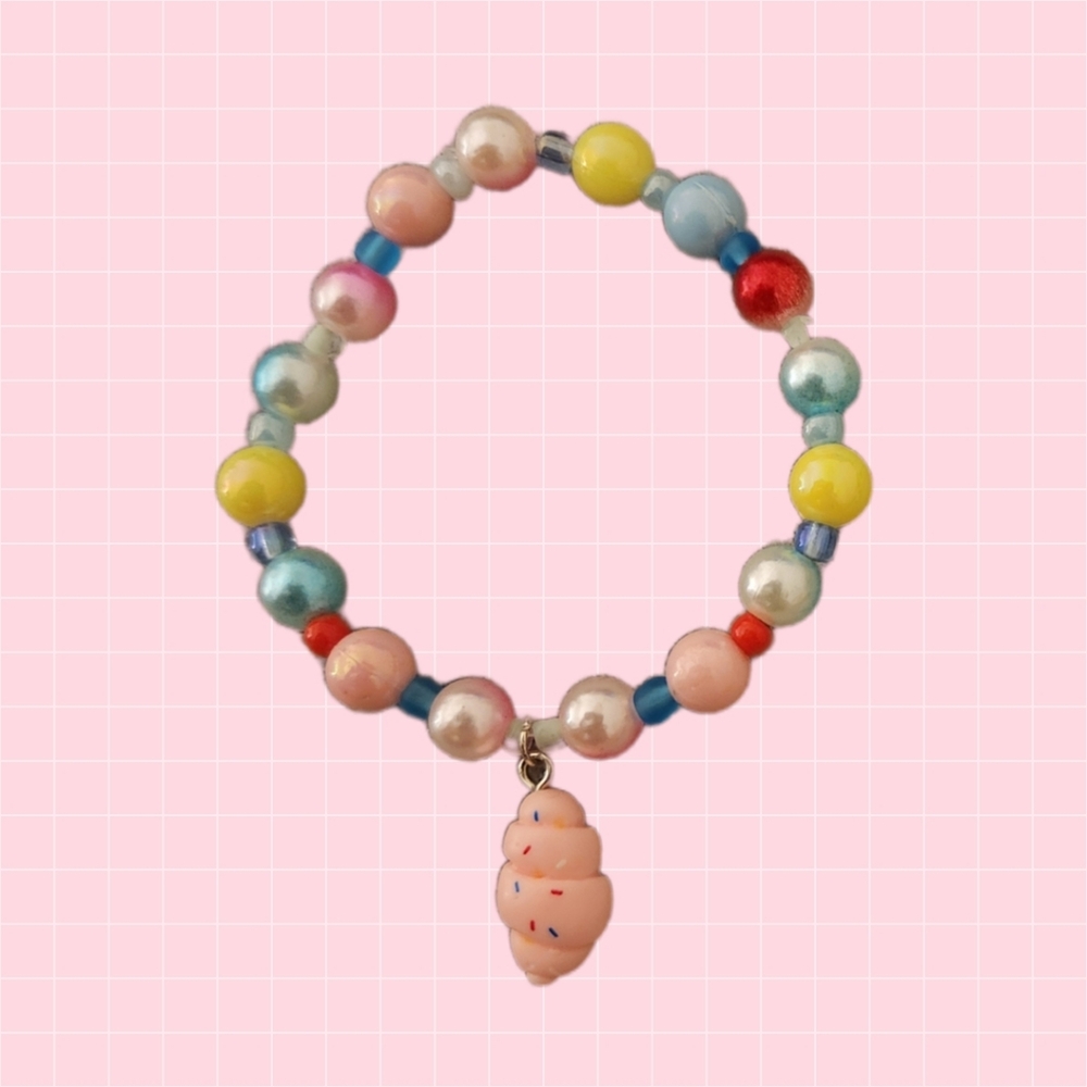 Pink Croissant Bracelet